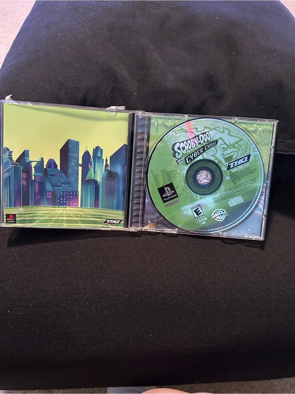 Sony PlayStation Scooby-Doo Cyber Chase - Green Cover